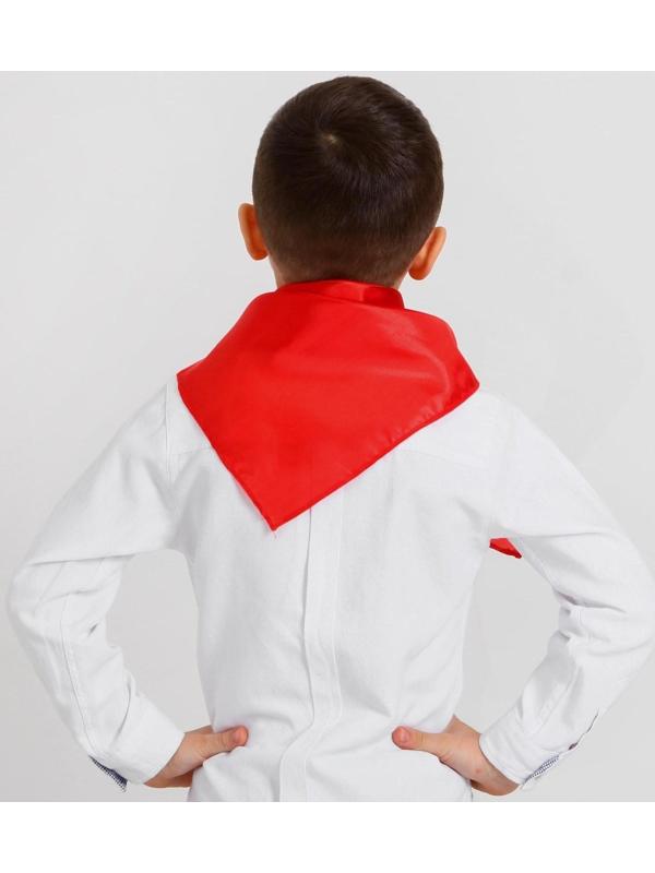 Галстук пионерский, цвет красный