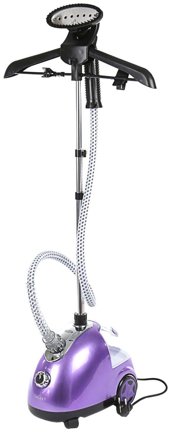 Отпариватель Galaxy GL 6205, напольный, 1700 Вт, 1500 мл, 40 г/мин, фиолетовый