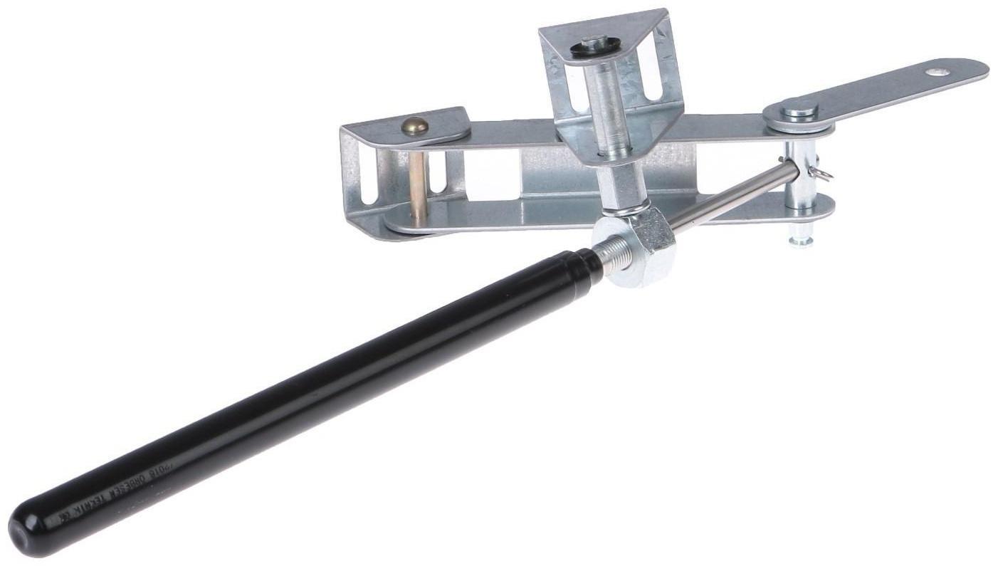 Автомат для проветривания теплиц, +17-25°C, 15 кг, дверной, горизонтальное открывание, «Синьор Помидор»