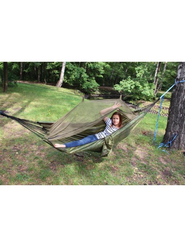 Гамак с москитной сеткой камуфляж 