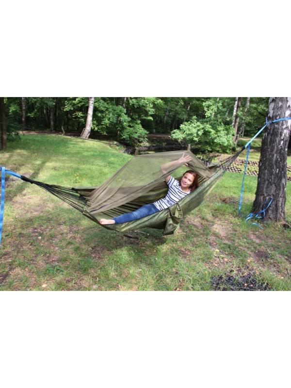 Гамак с москитной сеткой камуфляж 
