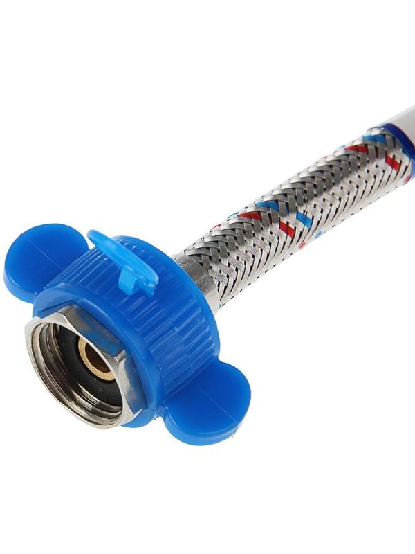 Подводка гибкая AquaKratos, гайка-гайка, 120 см, нерж.сталь, с ключом для монтажа