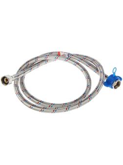 Подводка гибкая AquaKratos, гайка-гайка, 150 см, нерж.сталь, с ключом для монтажа