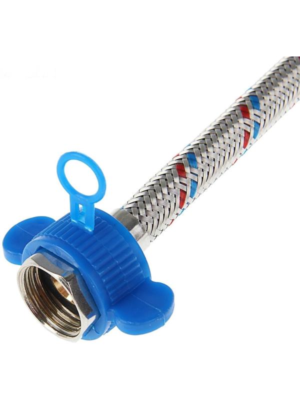 Подводка гибкая AquaKratos, гайка-гайка, 150 см, нерж.сталь, с ключом для монтажа