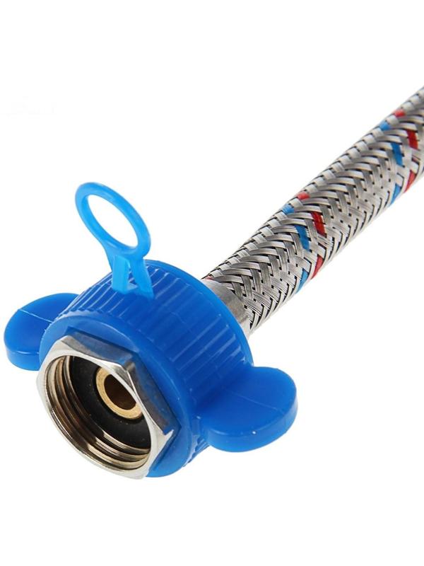 Подводка гибкая AquaKratos, гайка-гайка, 200 см, нерж.сталь, с ключом для монтажа