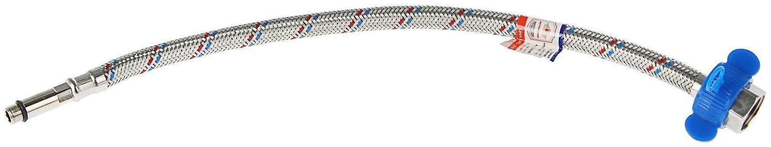 Подводка для смесителя AquaKratos, М10х35 мм, 40 см, нерж.сталь, с ключом для монтажа