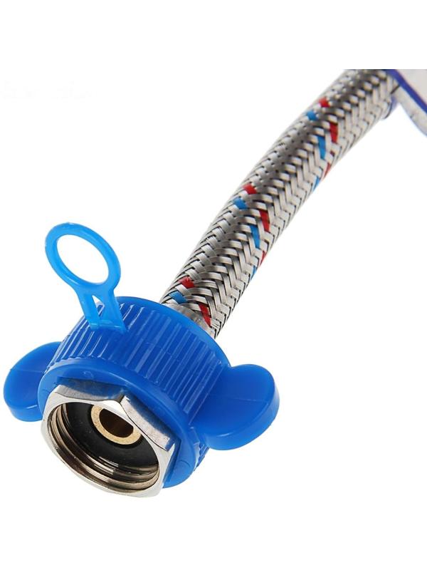 Подводка для смесителя AquaKratos, М10х35 мм, 40 см, нерж.сталь, с ключом для монтажа