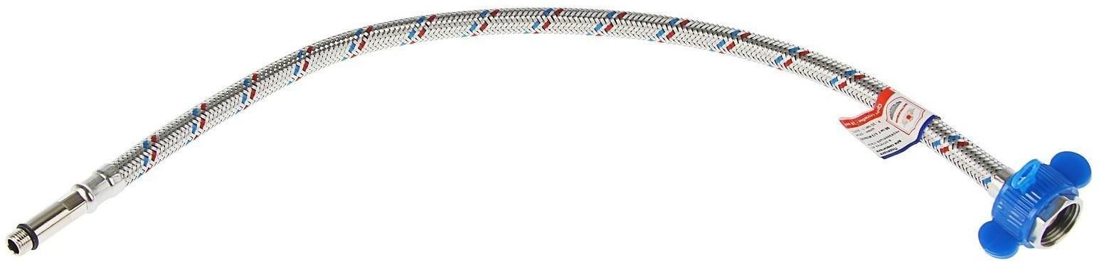 Подводка для смесителя AquaKratos, М10х35 мм, 50 см, нерж.сталь, с ключом для монтажа