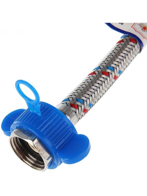 Подводка для смесителя AquaKratos, М10х35 мм, 60 см, нерж.сталь, с ключом для монтажа