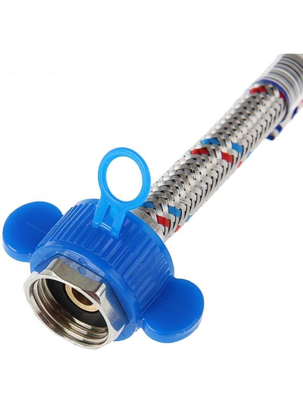 Подводка для смесителя AquaKratos, М10х18 мм, 80 см, нерж.сталь, с ключом для монтажа