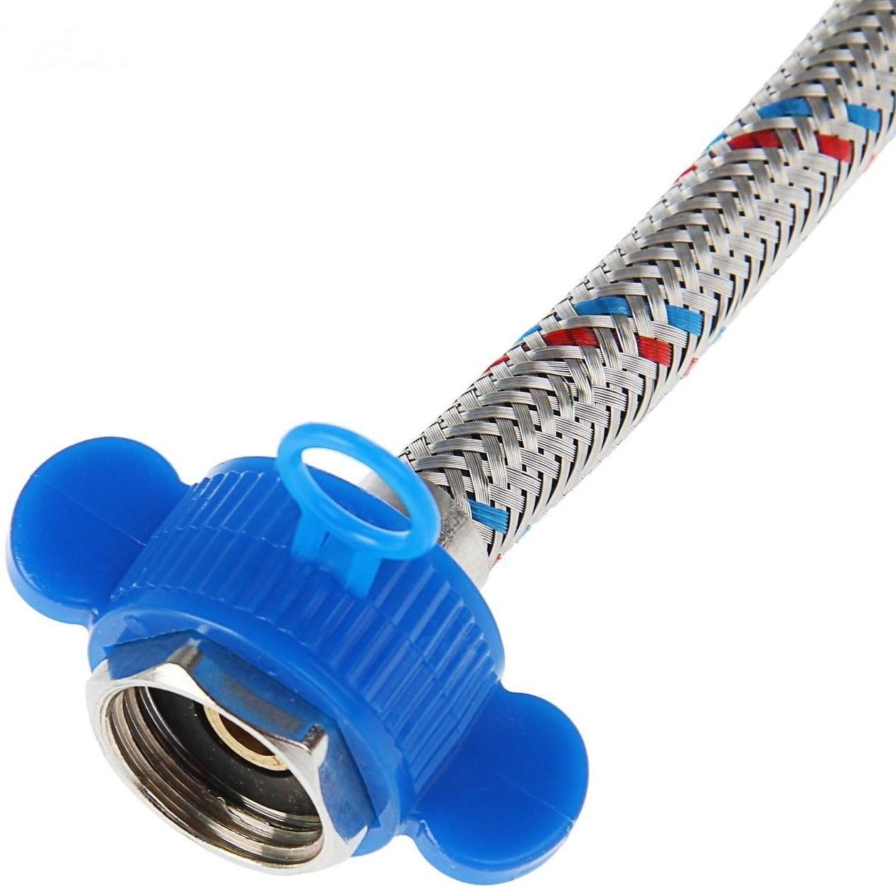 Подводка для смесителя AquaKratos, М10х18 мм, 100 см, нерж.сталь, с ключом для монтажа