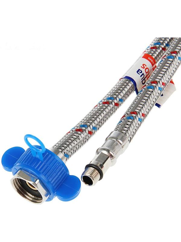 Подводка для смесителя AquaKratos, М10х18 мм, 100 см, нерж.сталь, с ключом для монтажа