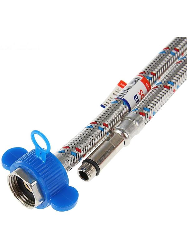 Подводка для смесителя AquaKratos, М10х35 мм, 100 см, нерж.сталь, с ключом для монтажа