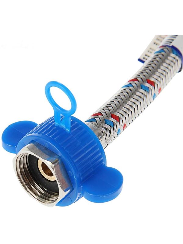 Подводка для смесителя AquaKratos, М10х35 мм, 100 см, нерж.сталь, с ключом для монтажа