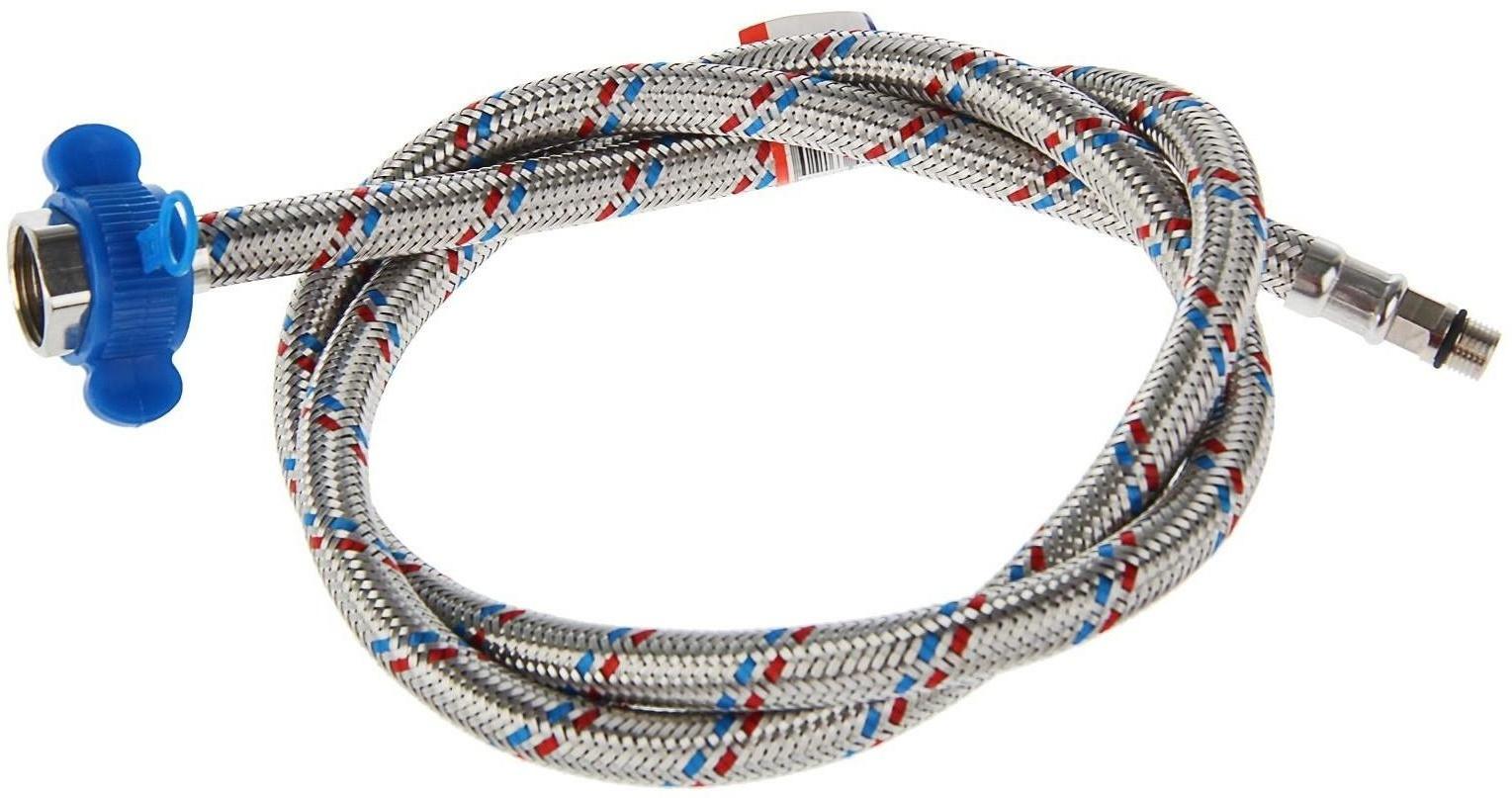 Подводка для смесителя AquaKratos, М10х18 мм, 120 см, нерж.сталь, с ключом для монтажа