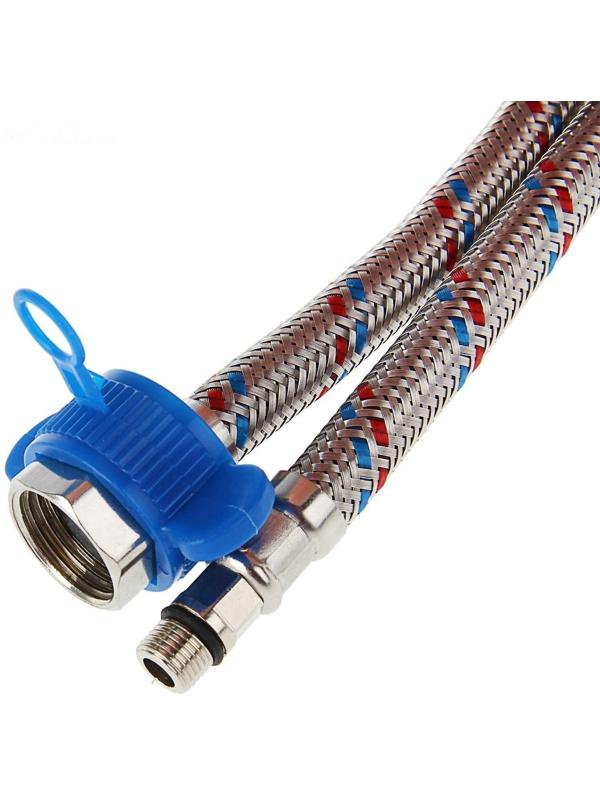 Подводка для смесителя AquaKratos, М10х18 мм, 120 см, нерж.сталь, с ключом для монтажа