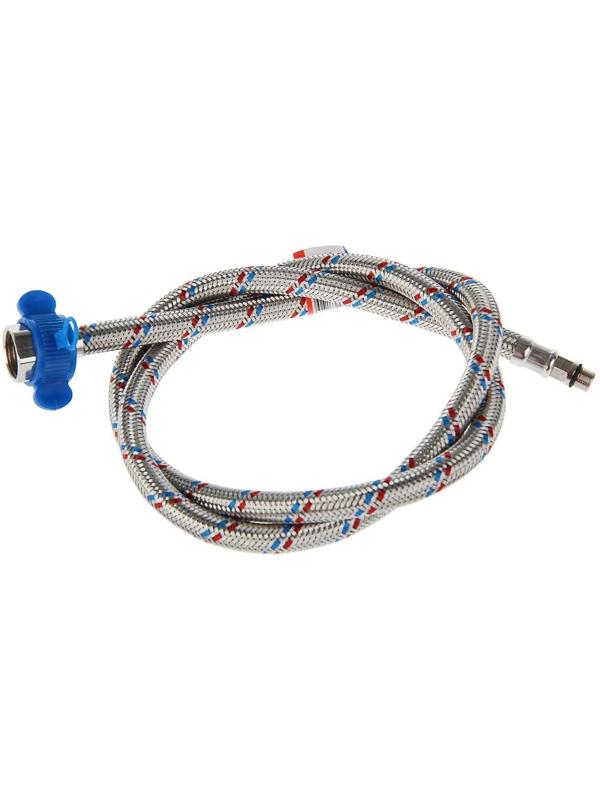 Подводка для смесителя AquaKratos, М10х18 мм, 120 см, нерж.сталь, с ключом для монтажа