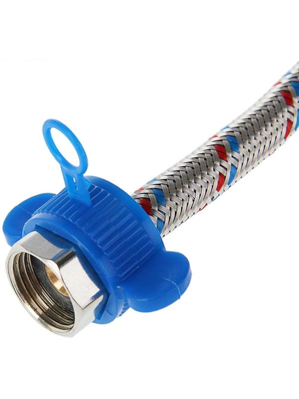 Подводка для смесителя AquaKratos, М10х18 мм, 120 см, нерж.сталь, с ключом для монтажа