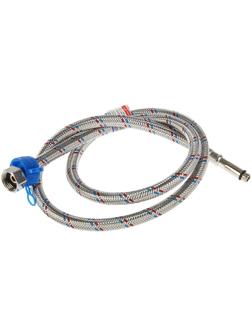 Подводка для смесителя AquaKratos, М10х35 мм, 120 см, нерж.сталь, с ключом для монтажа