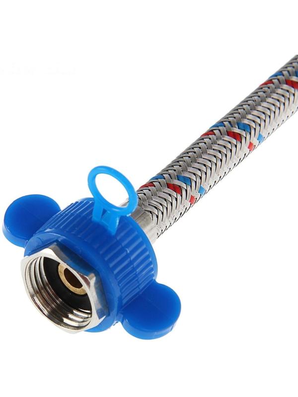 Подводка для смесителя AquaKratos, М10х35 мм, 120 см, нерж.сталь, с ключом для монтажа