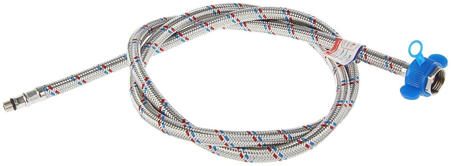 Подводка для смесителя AquaKratos, М10х18 мм, 150 см, нерж.сталь, с ключом для монтажа