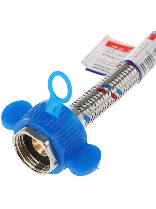 Подводка для смесителя AquaKratos, М10х18 мм, 150 см, нерж.сталь, с ключом для монтажа