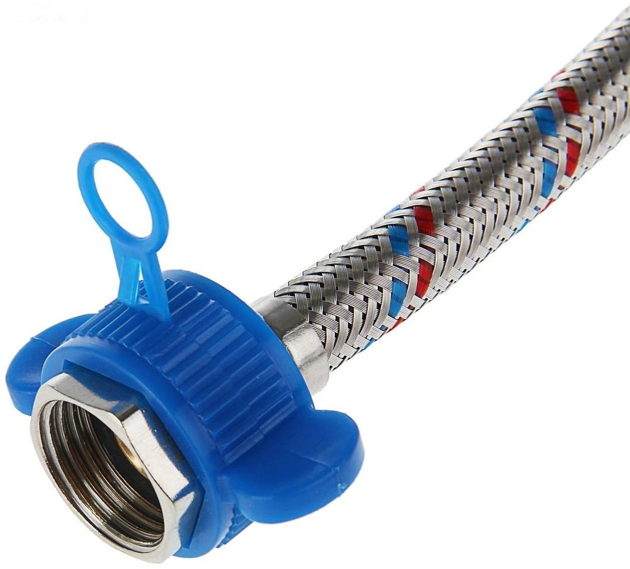 Подводка для смесителя AquaKratos, М10х35 мм, 150 см, нерж.сталь, с ключом для монтажа