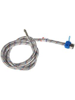 Подводка для смесителя AquaKratos, М10х35 мм, 150 см, нерж.сталь, с ключом для монтажа