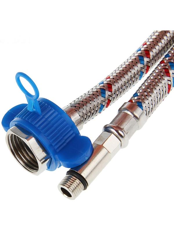 Подводка для смесителя AquaKratos, М10х35 мм, 150 см, нерж.сталь, с ключом для монтажа