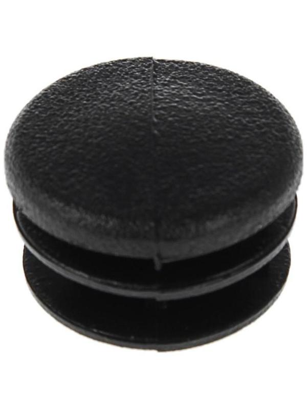 Заглушка ТУНДРА внутренняя d=25 мм, универсальная, черная