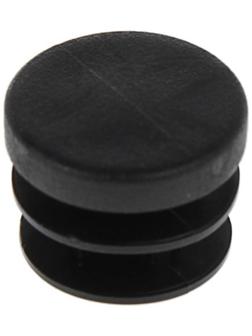 Заглушка ТУНДРА внутренняя универсальная, h=15 мм, d=20 мм, черная