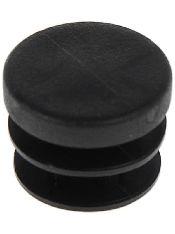 Заглушка ТУНДРА внутренняя универсальная, h=15 мм, d=20 мм, черная