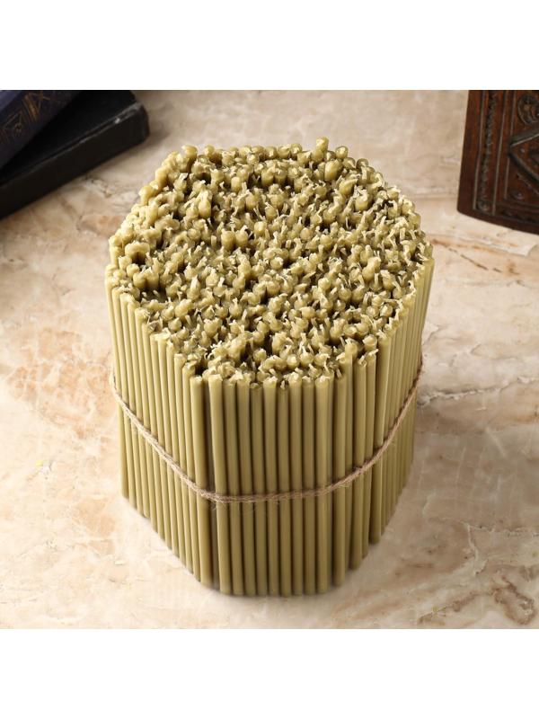 Свечи медовые №100, упаковка 2кг, парафин + медовое масло