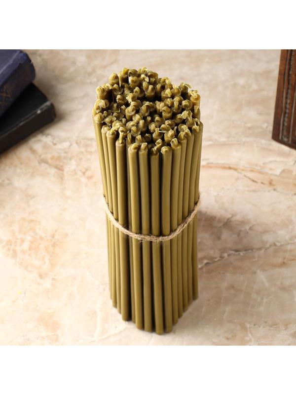 Свечи медовые №20, упаковка 2кг, парафин + медовое масло