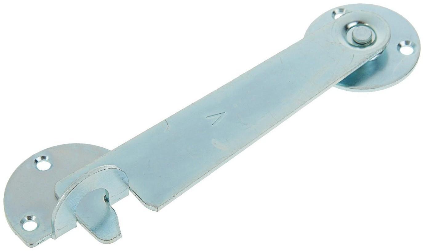 Крючок дверной КД, левый, покрытие цинк