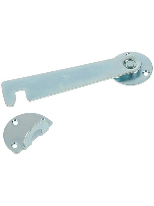 Крючок дверной КД, левый, покрытие цинк