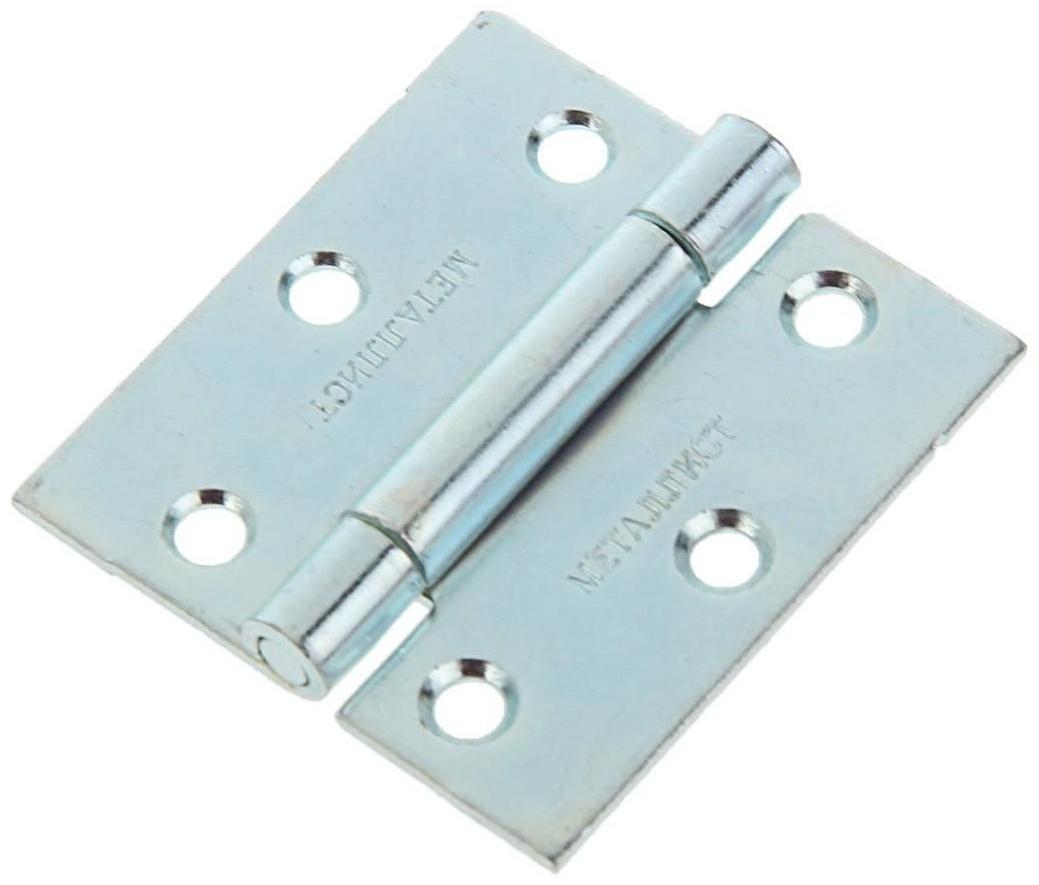 Петля карточная, 50х45 мм, покрытие цинк