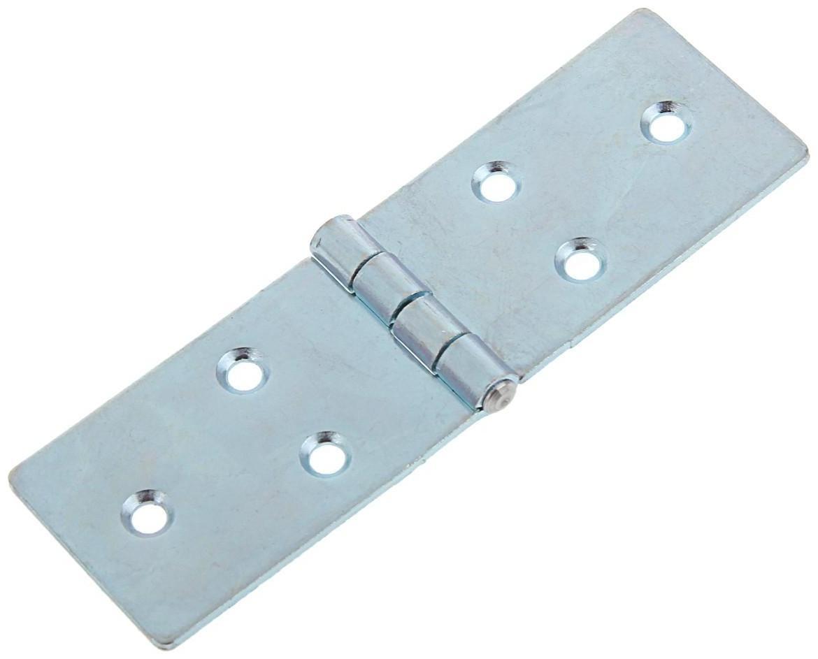 Петля карточная, 128х40 мм, покрытие цинк