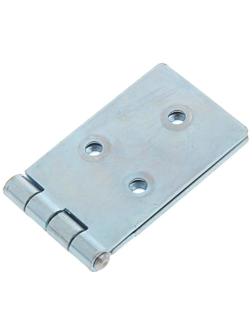 Петля карточная, 128х40 мм, покрытие цинк