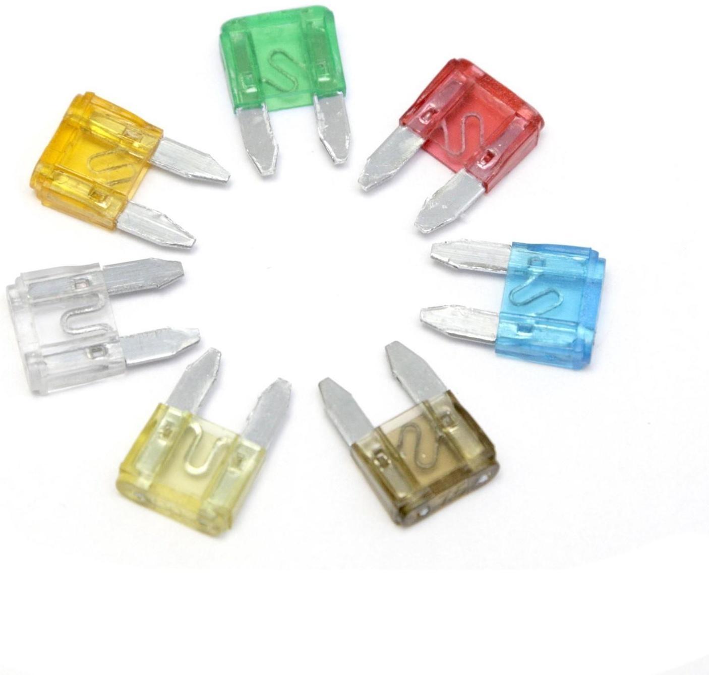 Флажковые предохранители Goodyear «мини» 10 шт + экстрактор, 5 А - 30 А