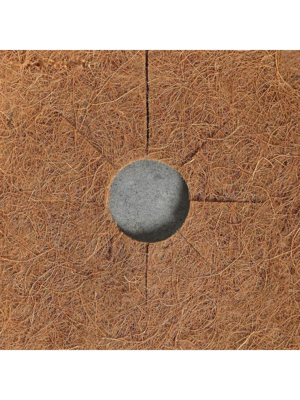 Круг приствольный, d = 0,6 м, из кокосового полотна, набор 5 шт., «Мульчаграм»