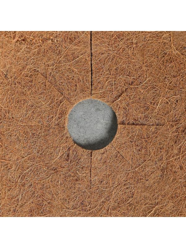 Круг приствольный, d = 0,4 м, из кокосового полотна, набор 5 шт., «Мульчаграм»