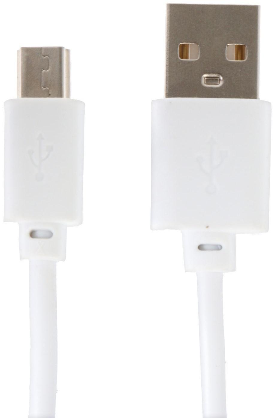 Кабель LuazON, miniUSB - USB, 1 А, 1.8 м, белый