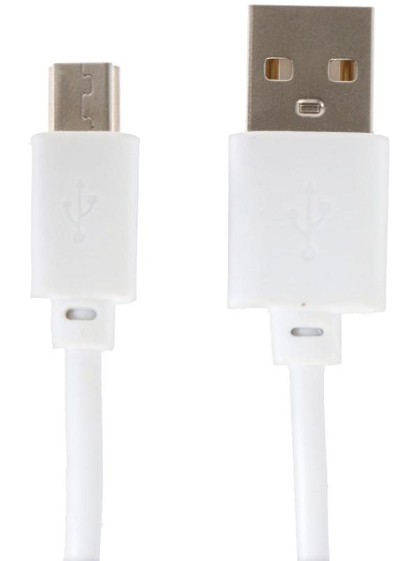 Кабель LuazON, miniUSB - USB, 1 А, 1.8 м, белый