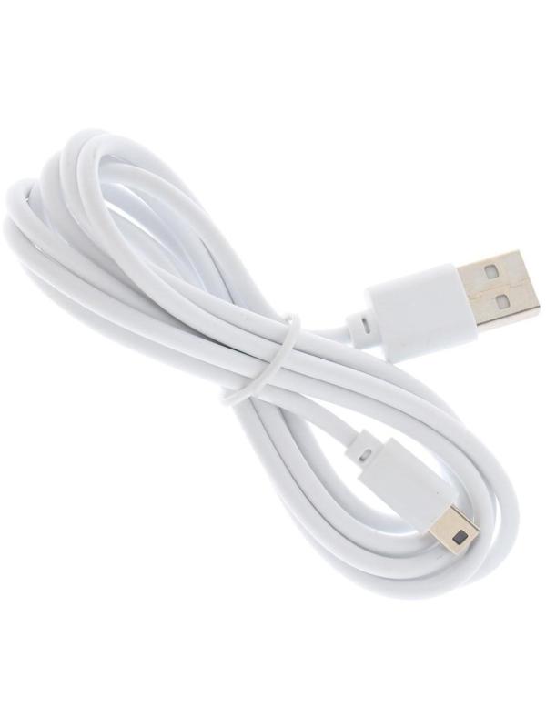 Кабель LuazON, miniUSB - USB, 1 А, 1.8 м, белый