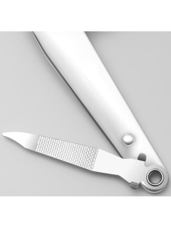 Кусачки-книпсер педикюрные, с пилкой, 8 см, рисунок МИКС