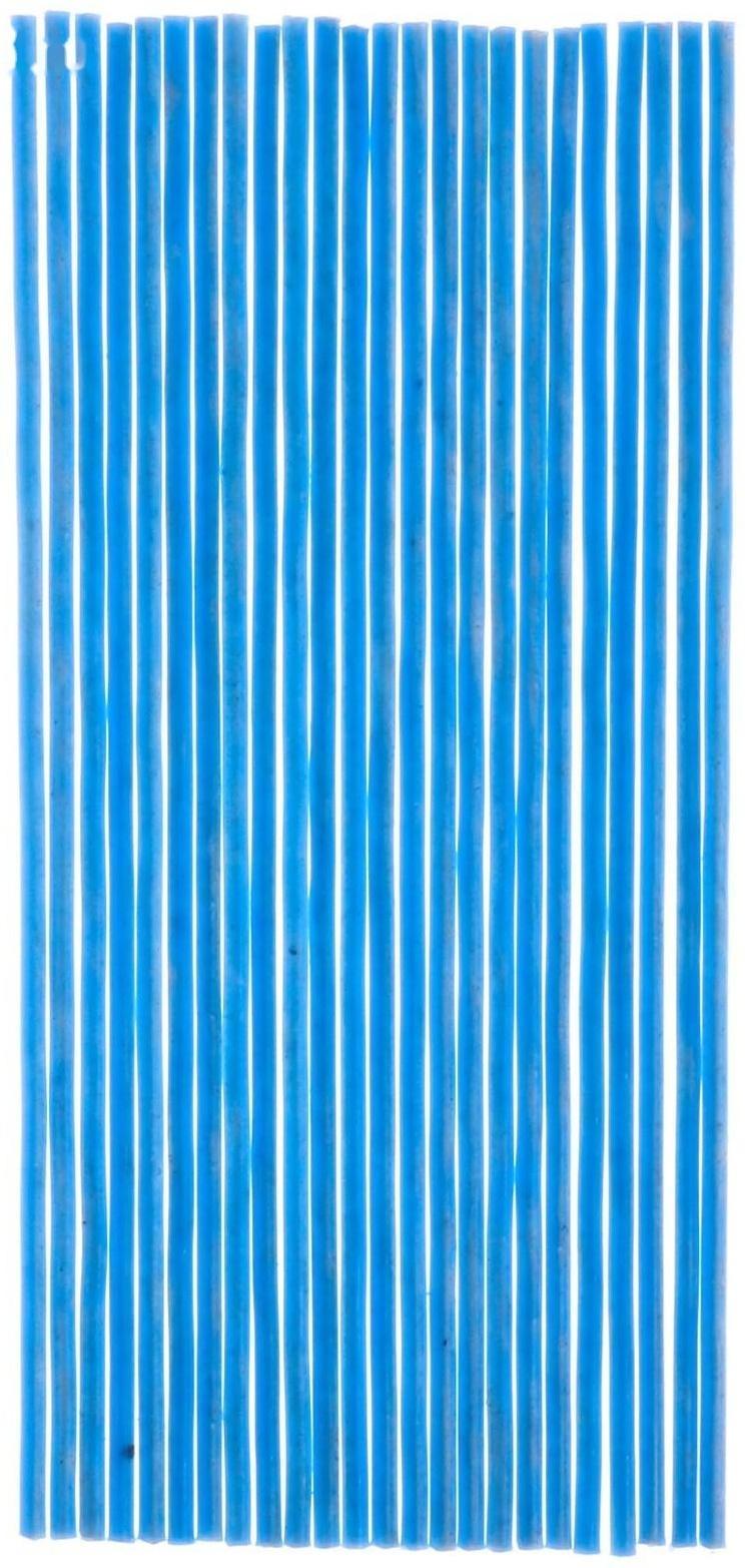 Свечи в торт незадуваемые «Синие», 24 шт.