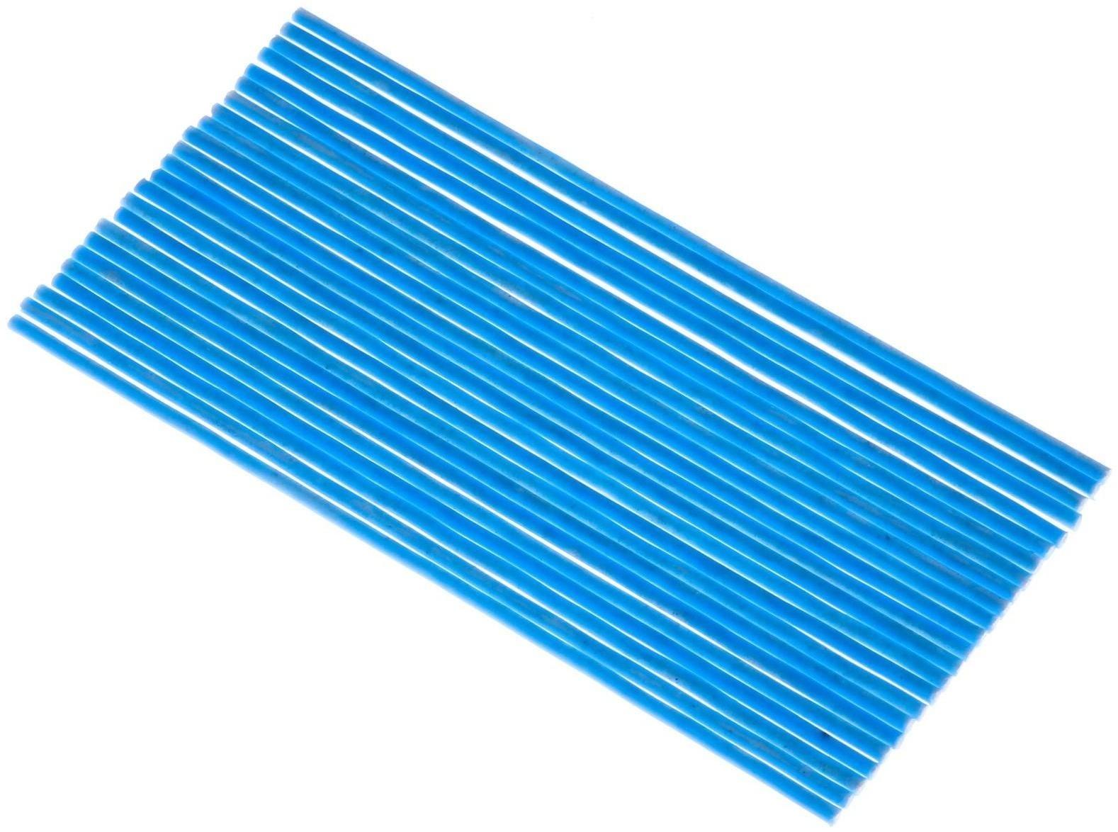 Свечи в торт незадуваемые «Синие», 24 шт.