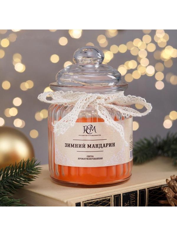 Свеча в банке ароматизированная 