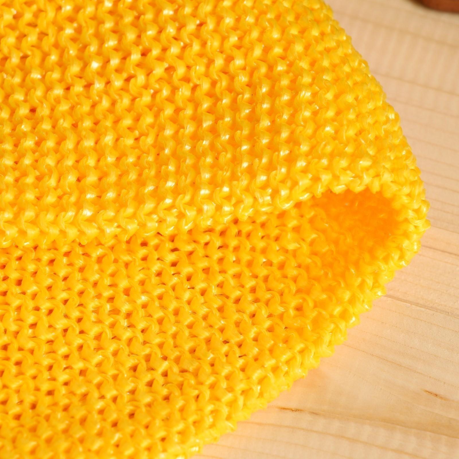 Мочалка банная вязаная 